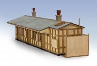 LK-205 Peco GWR Wooden Station Building Kit - Monkton Coombe